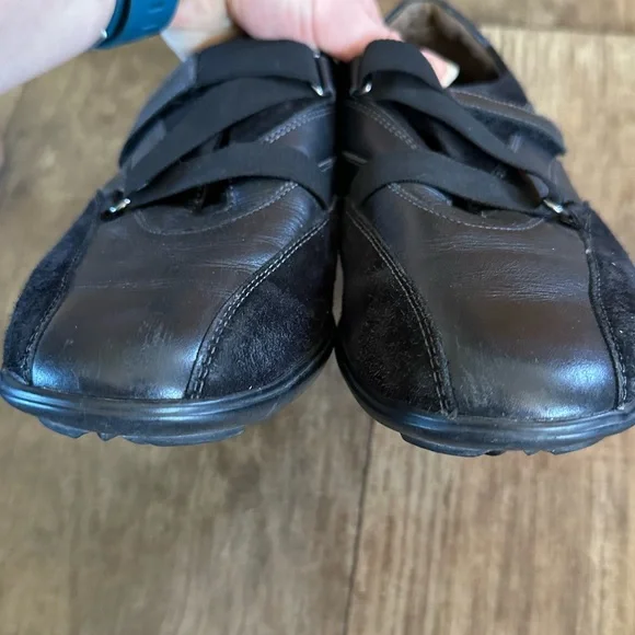 Mephisto velcro top sneaker leather and caoutchouc - Picture 4 of 9